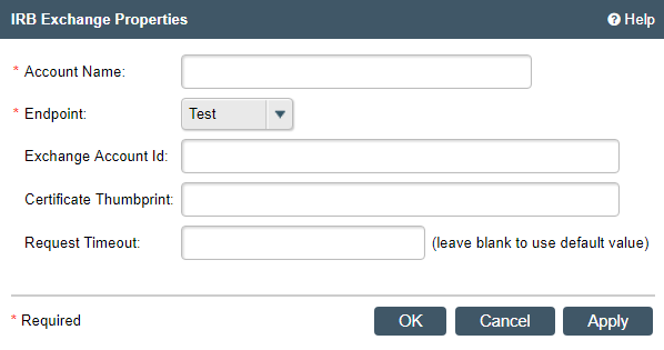 IRB Exchange Properties